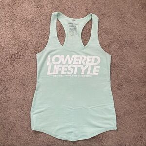 Lowered Lifestyle racerback tank top size small